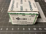 Confast 5/16" 3-1/2" Stainless Steel Wedge Anchor (100 Per Box) (LA66A) New. Price: $243.99.