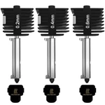 Hikudiy 3-PACK Hotend Kit 0.2MM/0.4MM/0.6MM, Replacement Print 0.2/0.4/0.6MM New. Price: $30.66.