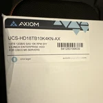 Axiom UCS-HD18TB10K4KN-AX 1.8TB 2.5IN Sas 12GB/S Rpm Hdd Open. Price: $100.00.