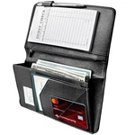 Mymazn Server Book With Zipper And Magnetic Pocket, Cute Waitress Big, Black New. Price: $14.76.
