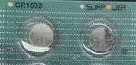 2(TWO) Surpower CR1632 3V Lithium Coin Battery, See Picture New. Price: $7.00.