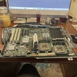 New Hp 395566-003 Dual Socket System Motherboard For Proliant ML350 G5 Server Open. Price: $399.99.