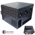 For 6 Gpu Open Air Mining Frame Rig Case Graphic Video Card Chassis With 10 Fans New. Price: $157.37.