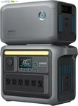 Anker Solix C1000 Portable Power Station And BP1000 Expansion Battery, 1800W New. Price: $1267.67.