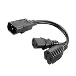 C14 To C13+NEMA 515R Y Splitter Power Plug Cord,single Male 5... New. Price: $17.82.