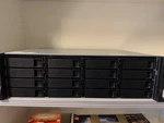 Qnap TS-1673AU-RP 52400-QG5810-00-RS Nas Server With Fiber Card Used. Price: $2000.00.