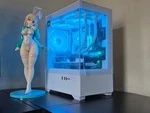 Custom Gaming Pc "glacial Aurora" - Ryzen 5600X Rtx 4060 32GB Rgb Ram Used. Price: $1299.00.
