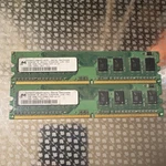 Micron 2GB (2X1GB) DDR2-667 Dimm PC2-5300U CL5 Server Ram MT8HTF12864AY-667E1 Used. Price: $25.00.