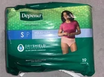 Depend Disposable Underwear Female Small Maximum 19 Ct Day Comfort Fast Ship New. Price: $14.87.