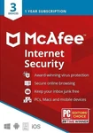Mcafee Internet Security 2026 3 Devices 1 Year Brand. Price: $9.99.