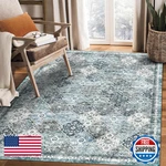 Yarnscape 6 X 9 Washable Area Rug - Pile Soft Vintage Indoor For Living New. Price: $118.36.