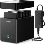 Orico 5BAY Hard Drive Enclosure USB3.0 Sata For 3.5'' Hdd Ssd W/ Fan Upto 80 New. Price: $97.99.