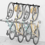 Adjustable 4-BIKE Storage Rack With Helmet Hangers Heavy-duty Steel Wall Mount New. Price: $93.99.