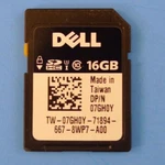 Genuine Dell 16GB Idrac Vflash Class 10 Sd Card Module 7GH0Y Used. Price: $8.99.