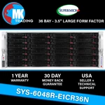 Supermicro SSG-6048R-E1CR36N 36B Lff 4U Server -V2- Choose Cpus/ram Wholesale Good. Price: $959.00.