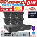 Uniview IP67 8-CH+4K Nvr Network 6X4MP Ndaa Audio Camera Security Kit New. Price: $1429.99.