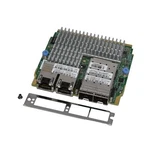 Supermicro AOC-MH25G-M2S2TM Siom 25GBE SFP28/2-PORT 10GBE RJ45 Intel X550 Used. Price: $99.95.