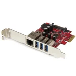 Startech.com 3-PORT Pci Express Usb 3.0 Card + Gigabit Ethernet New. Price: $76.11.