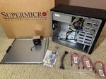 Supermicro Mini Tower Chassis CSE-731 Barebones Workstation Case W/ 668W Psu Open. Price: $89.99.