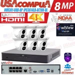 Uniview IP67 8-CH+4K Nvr Network 6X4MP Ndaa Audio Camera Security Kit New. Price: $1429.99.