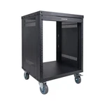 Sound Town 12U Universal Steel Rack, W/ 3" Locking Casters, Vented Side Panel... New. Price: $193.74.