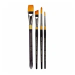 Kingart 4 Piece Original Gold Brush Set New. Price: $47.99.