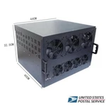 Open Air Mining Rig Case W/ 10 Fans For Atx Psu 6U Graphics Card Miner Holder New. Price: $174.79.