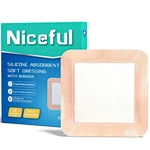 Niceful 6 X Silicone Super Absorbent Wound Dressing - Gentle Border Large New. Price: $32.44.