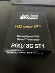 Just Add Power 2G OMEGA/3G ST1 Stereo Gigabit Poe Sound Transceiver. Lot Of Open. Price: $225.00.