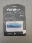 Kingston Ironkey Vault Privacy 50 Usb-c 32GB Flash Drive Open. Price: $39.89.