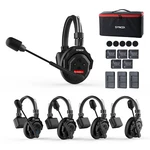 Synco Xtalk X5 2.4GHZ Wireless Intercom Headset System 350M/1148FT 5PCS/SET Used. Price: $299.00.