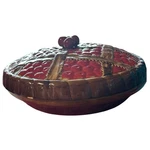 Euro Ceramic Cherry Pie Keeper Holder Covered Server Full Size Unspecified. Price: $48.00.