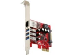 Startech.com 3-PORT Pci Express 3.0 Card + Gigabit Ethernet Model PEXUSB3S3G New. Price: $59.99.