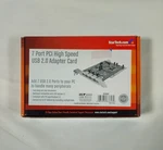 Startech.com - PCIUSB7 Port 2.0 Interface Card New. Price: $23.99.