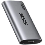 Ssk Ssd External Hard Drive, Portable Up To 256GB, Space Gray New. Price: $69.46.