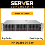 Hp Proliant DL380 G9 Server 2X E5-2660 V3 = 20 Cores P440AR 64GB Ram 8X Trays Used. Price: $806.99.
