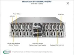 Supermicro Microcloud 3U Node Server 5038ML-H12TRF X10SLE-F E3-1240V3 16GB Used. Price: $840.00.