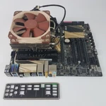 Motherboard Ram Bundle: Asus X79 Deluxe, Intel I7-4930K Cpu, 16GB DDR3, Bezel Gebraucht. Price: $530.52.