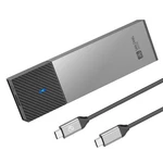 San Zang Master M.2 Nvme Ssd Enclosure With 10GBPS Transmission, Usb Silver New. Price: $44.41.