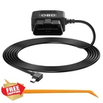 Cerrxian Obd Dash Cam Power Cable, Mini Usb, 11.5FT Left Angle New. Price: $20.00.
