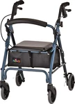Nova Getgo Petite Rollator Walker- 4'10"-5'4"; 18.5 Seat Hgt; Open Box Blue Used. Price: $159.95.