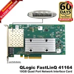Dell Qlogic Fastlinq 41164 Quad-port 10GBE Sfp+ Pcie Network Adapter Cna 0HY9T New. Price: $42.99.