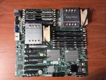 Supermicro H8DG6/I F Dual Socket Motherboard + 2 Opteron 6376 84GB Ecc Ram Used. Price: $300.00.