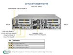 Supermicro SYS-6028TR-D72R 2-NODE Barebones Server X10DRT-H New In Stock. Price: $4750.00.