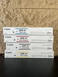 Canon GPR-51 Complete Toner Set Yellow Magenta Cyan Black Genuine, Oem New. Price: $141.29.