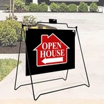 4-PACK 24"X24" A-frame Real Estate Sign Holder Stand Durable & Economical New. Price: $151.99.