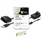 Fantom Drives Tb Internal Hard Dr. Upgrade Kit With Seagate Exos X16, 7200RPM New. Price: $519.99.