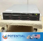 Supermicro CSE-825 2U 8-BAY Industrial Server X9DRH-7F Mb 2X Intel E5-2670 Cpu Used. Price: $299.99.