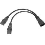 2FT To Dual C13 Power CABLE,C14 2X Female Y Splitter Ac Conve... New. Price: $15.76.