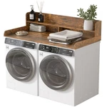 Piskyet 54" Washer Dryer Countertop 2-TIER Rustic Brown New. Price: $179.99.